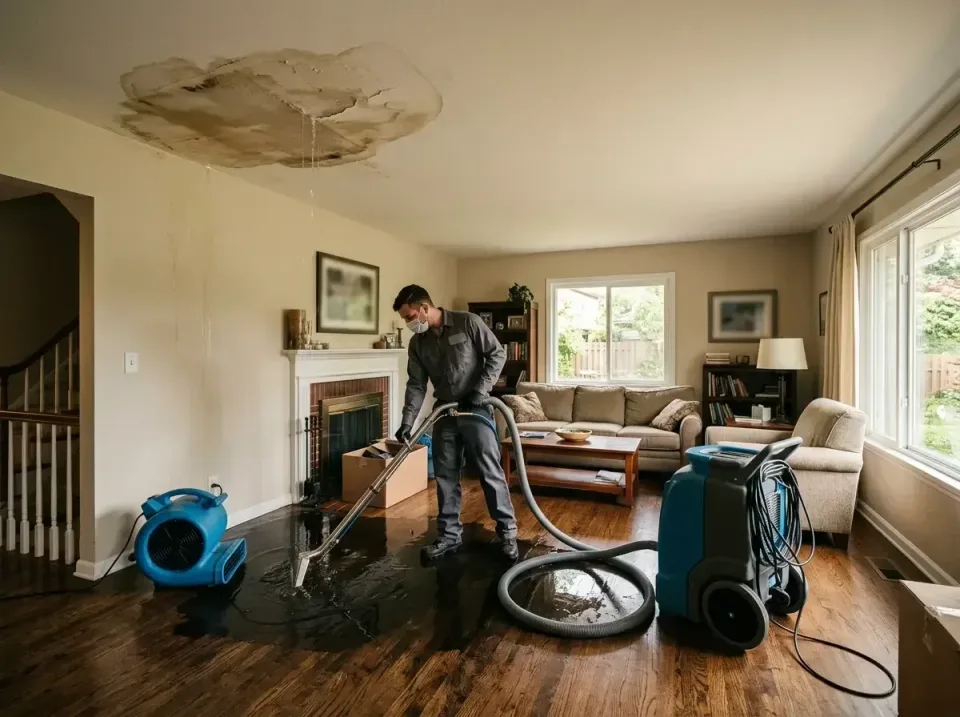 attic-pipe-burst-ceiling-drip-008 — frequently asked questions, Water Damage Restoration & Carpet Care in Upper Arlington, OH